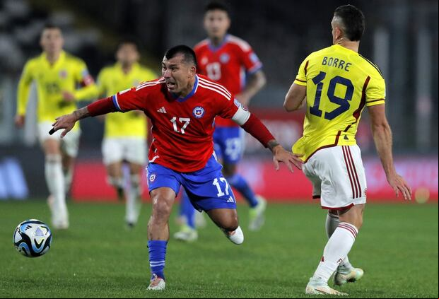 Colombia se enfrenta a Chile por la fecha 10 de las Eliminatorias al Mundial 2026. (Foto: AFP)