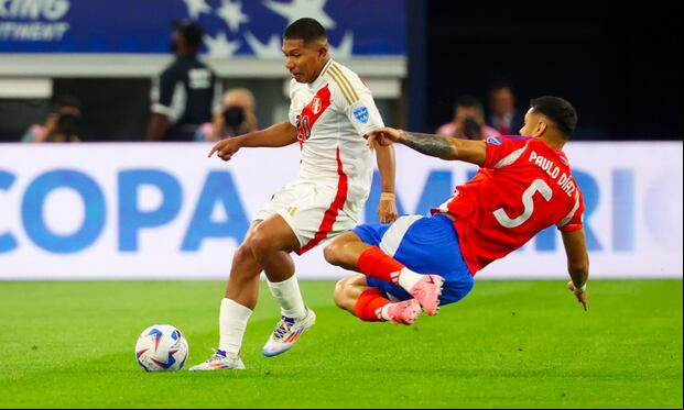 Perú y Chile tuvieron un partido muy reñido por la Copa América 2024. (Foto: EFE)