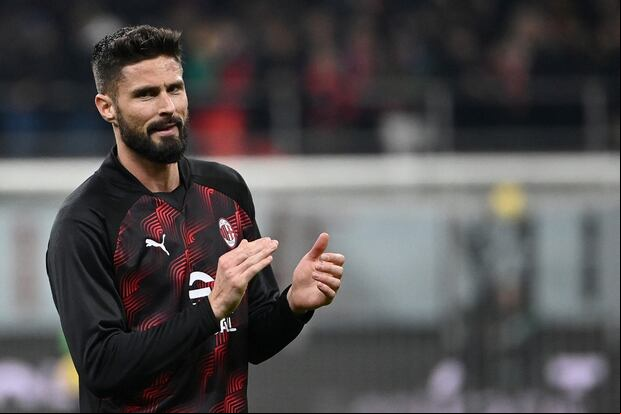 Oliver Giroud termina contrato con Milan en junio de 2024. (Foto: AFP)