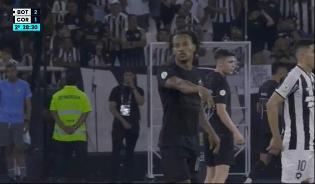 André Carrillo hizo su debut con Corinthians. (Foto: Captura)