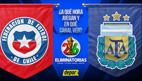 ¿En qué canales ver Chile vs. Argentina y a qué hora juegan por Eliminatorias?