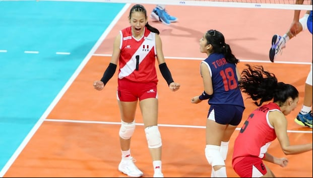 Brenda Ampuero jugó el Mundial Sub 17 en el Coliseo Dibós. (FPV)