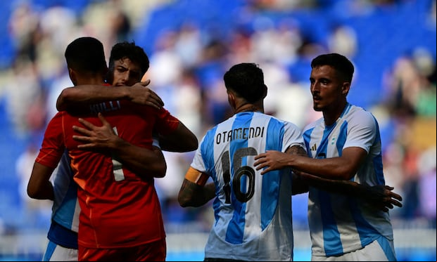 Mira lo mejor que nos dejó la victoria de Argentina 3-1 ante Irak en la segunda fecha de los Juegos Olímpicos París 2024. (Foto: AFP)