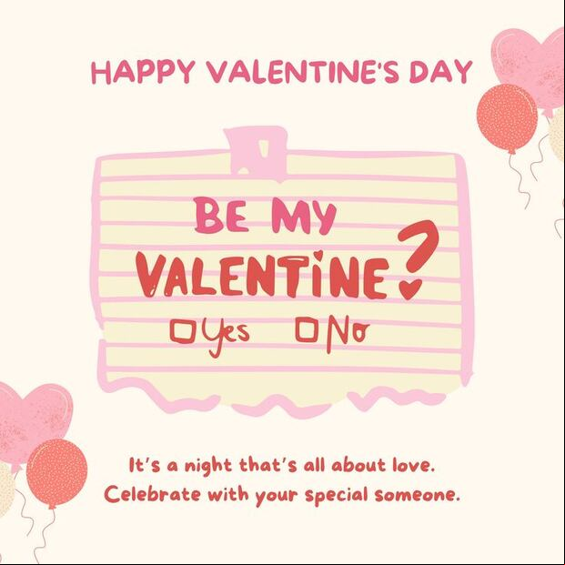 Send one of these 50 cards with love-filled messages to celebrate Valentine's Day 2025 this February 14 in a special way. (Photo: Pinterest)