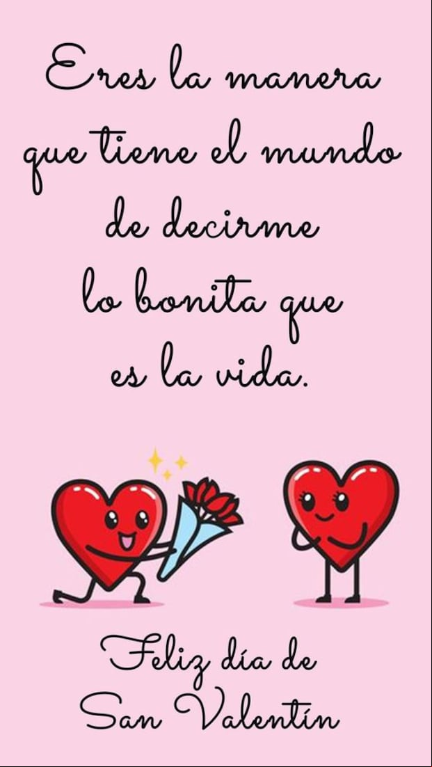 Imágenes por San Valentín 2024: mensajes para dedicar y enviar a tu pareja o amistades (Foto: Pinterest)