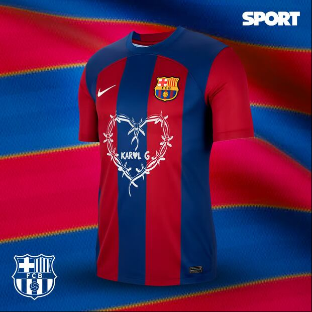 Así sería la camiseta del FC Barcelona en el próximo clásico ante Real Madrid. (Foto: SPORT)