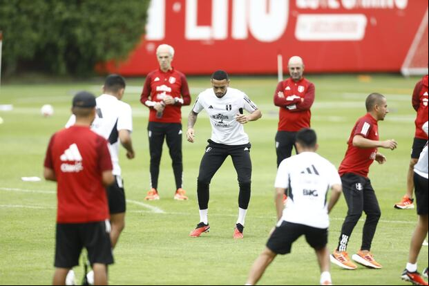 Entrenamiento de la Selección Peruana este sábado 9 de septiembre. (Foto: Julio Reaño / GEC)
