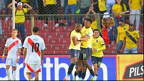 Ecuador 1-0 Perú (Foto: AFP)
