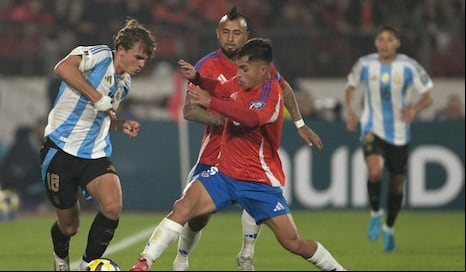 Chile vs. Argentina (0-1): gol, resumen y minuto a minuto del partido por Eliminatorias