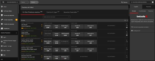 Betsafe Cuotas