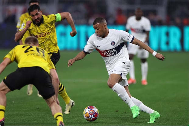 PSG y Dortmund buscan el pase a la final de la Champions League. (Foto: EFE)