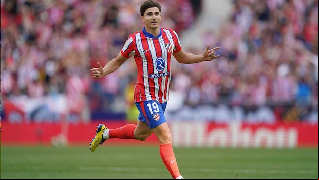 Julián Álvarez llega goleador desde su primera temporada en Atlético de Madrid, pero eso no descarta sus posibilidades de ser el goleador (Fuente: Alamy)