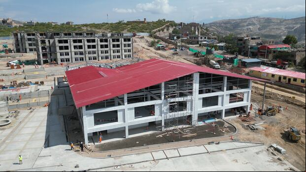 La Villa Bolivariana en su proceso de construcción. (Foto: Ayacucho 2024)