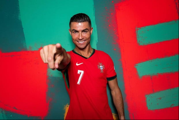 Es la sexta Eurocopa para Cristiano Ronaldo.