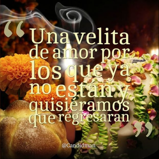 Frases por el Día de Muertos: imágenes y mensajes para dedicar el 2 de noviembre (Foto: Pinterest).
