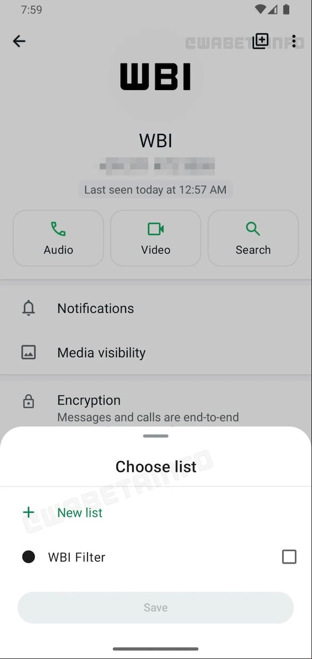 Novedades en WhatsApp Beta (WABetaInfo)