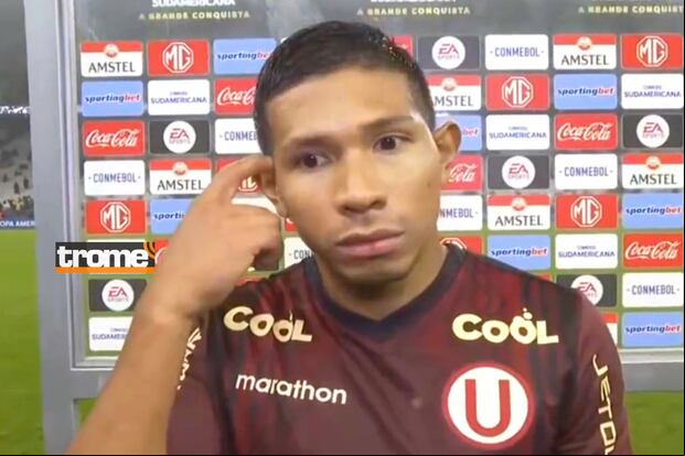 Edison Flores ingresó en el segundo tiempo frente a Corinthians y la 'U' levantó su juego. (@dsports)