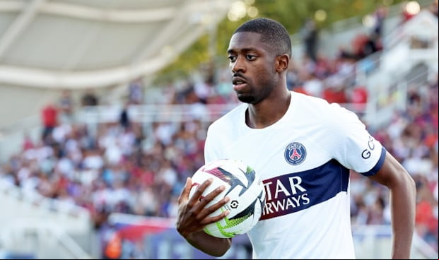 Ousmane Dembélé llegó al PSG desde el Barcelona en el último mercado de fichajes de verano. (Foto: Getty Images)
