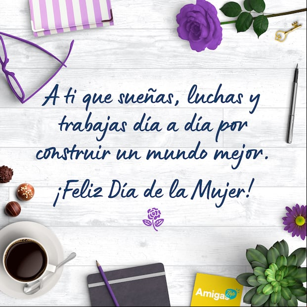 Día de la Mujer 2022: frases, poemas y tarjetas para compartir por WhatApp, Facebook y redes sociales (Foto: Internet).
