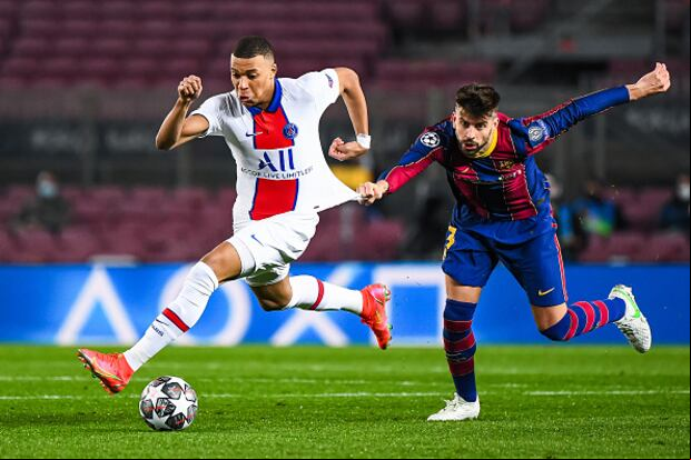 PSG y Barcelona se enfrentaron en la Champions League por última vez en 2021. (Foto: Getty Images)
