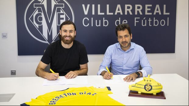 Ben Brereton firmó por 4 temporadas con el Villarreal. (Foto: Villarreal CF)