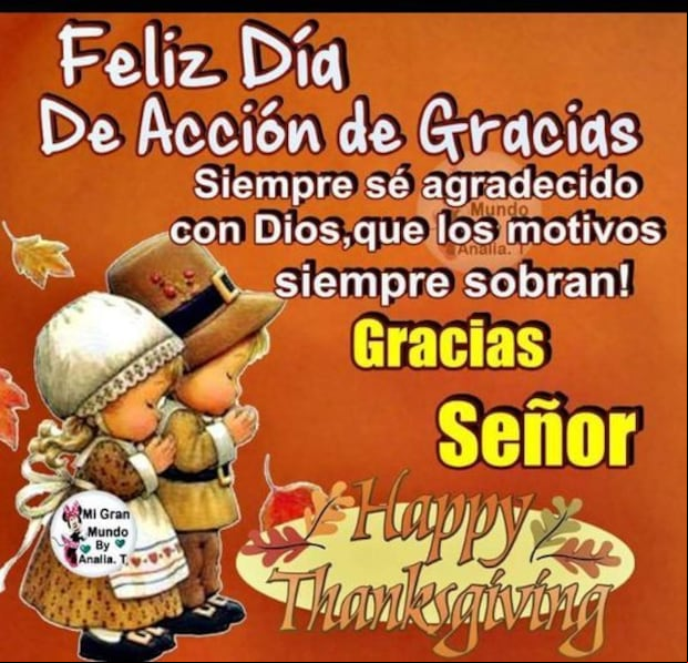 Imágenes para compartir por el Día de Acción de Gracias. (Foto: Internet)
