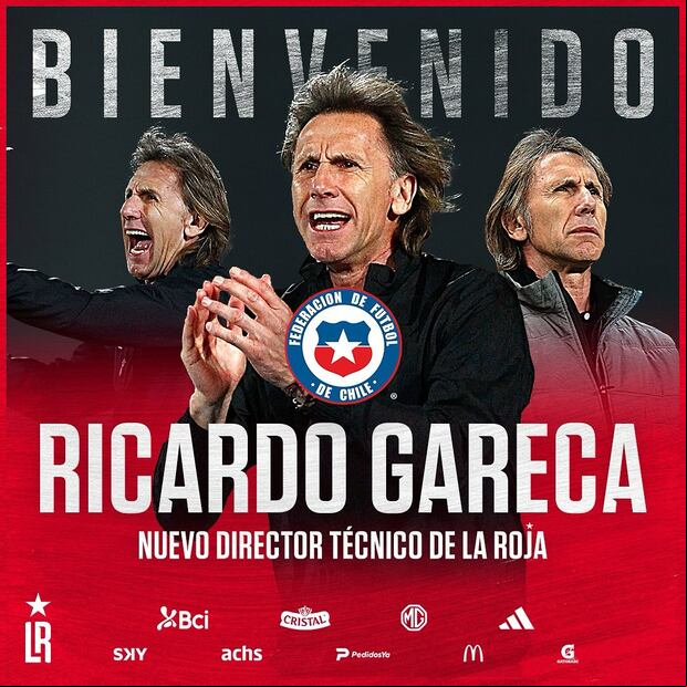 Ricardo Gareca fue presentado como el nuevo director técnico de la selección chilena a finales de enero de 2024. Foto: la roja/X