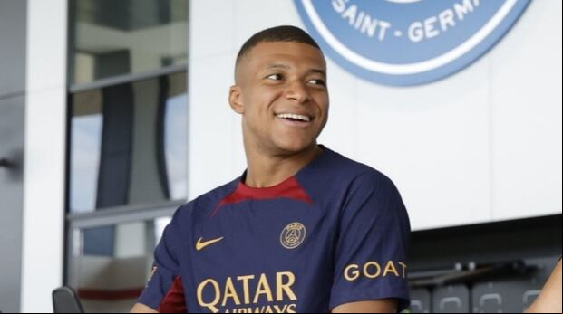 Mbappé ya trabaja en la pretemporada del PSG.