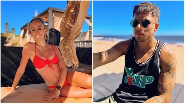 Foto que confirmaría que Lucas Blondel, y Morena Beltrán se encuentran juntos en una playa. (Foto: X).