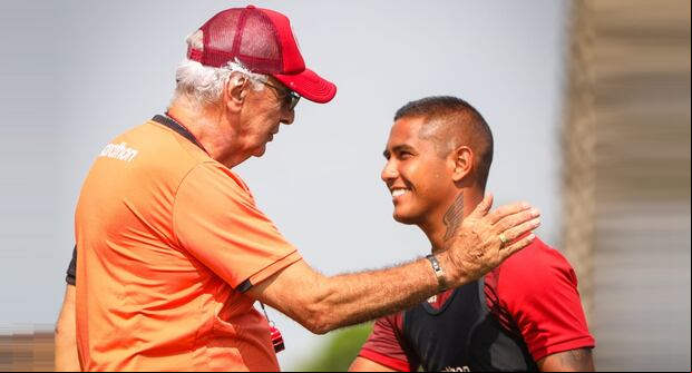 Roberto Siucho durante su paso por Universitario en 2023. (Foto: Universitario de Deportes)