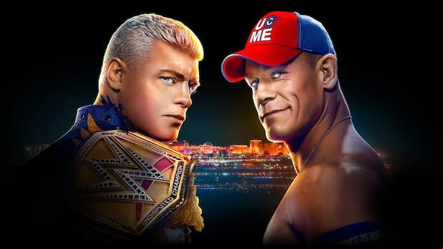 Cody Rhodes defenderá su campeonato indiscutido de WWE ante John Cena en el evento principal de la Noche 2 de WrestleMania 41 este domingo 20 de abril desde el Allegiant Stadium de Las Vegas. | Crédito: WWE