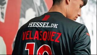 ¡Sigue creciendo! Alberto Velásquez debutó en la Champions juvenil con el Midtjylland