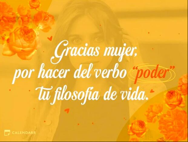 Cartas, mensajes y tarjetas que puedes enviar hoy, 8 de marzo, por el Día de la Mujer. (Foto: Calendarr)