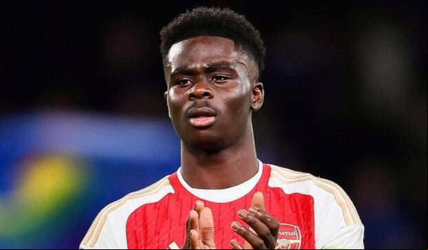 Bukayo Saka es titular en el once del Arsenal. (Foto: Arsenal).
