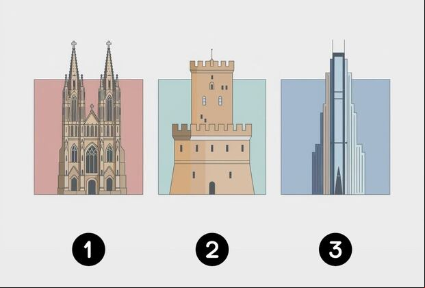 Escoge una de las tres torres para descubrir qué tan lejos llegarás en la vida (Foto: Depor).