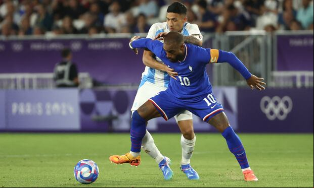 Francia se llevó el triunfo ante Argentina por los cuartos de final de los Juegos Olímpicos París 2024. (Foto: AFP)