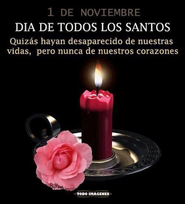 Frases por el Día de Todos los Santos: imágenes y mensajes para dedicar el 1 de noviembre (Foto: Pinterest).