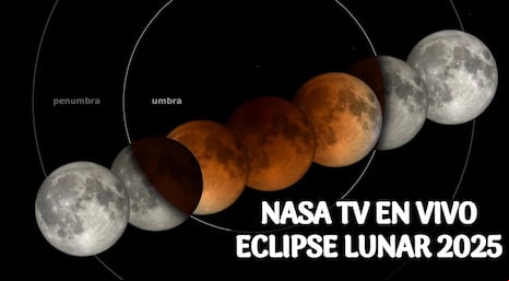 Eclipse Lunar Total del 14 de marzo - conoce cómo y dónde seguirlo vía Nasa TV y Time and Date