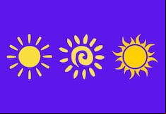 Test: choose one of the suns in this image to find out if you’re a good person