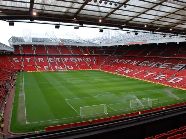 El estadio del Mancester United, el Old Traffor, fue inaugurado el 19 de febrero de 1910 en Inglaterra. (Foto: Agencias).