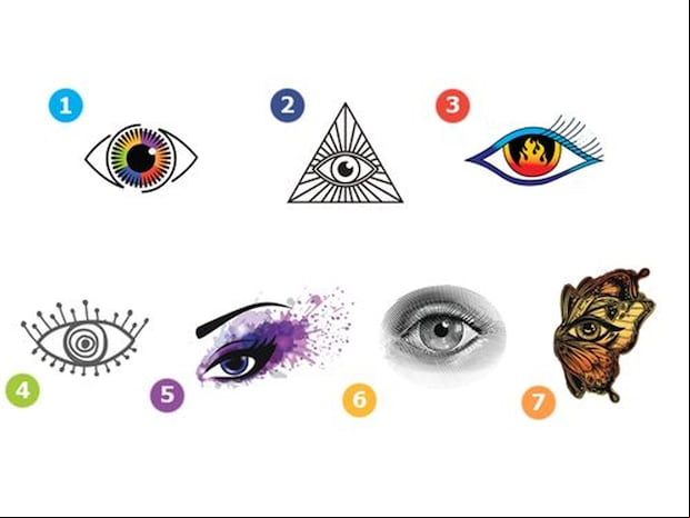 A través de la simple elección de un ojo en esta imagen, podrás descubrir qué parte de tu personalidad te define y te hace brillar con luz propia.