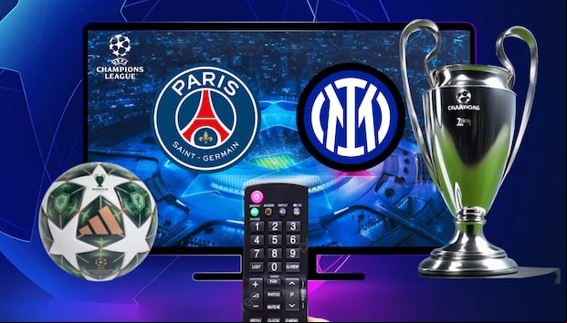 These are the times and TV channels to watch the PSG vs. Inter match this Saturday, May 31, for the 2025 Champions League final. (Photo: Canva.com / Noé Yactayo)