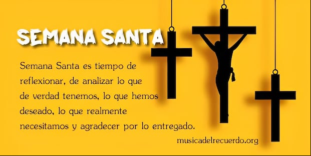 Frases por Semana Santa para compartir en WhatsApp: mensajes e imágenes (Foto: Internet).