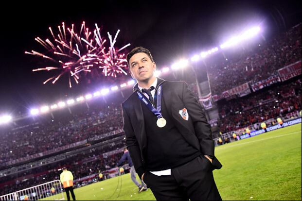 Marcelo Gallardo supo ganar dos veces la Copa Libertadores como entrenador de River Plate. (Foto: Getty Images)