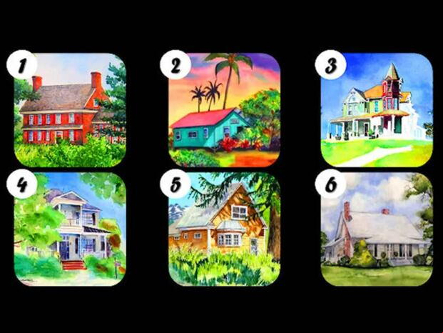 TEST VISUAL | En esta imagen hay seis casas. Indica cuál es tu favorita. (Foto: namastest.net)