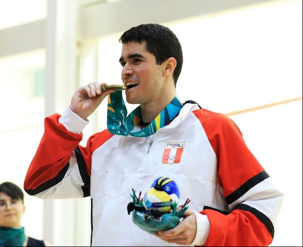 Diego Elías fue bicampeón panamericano en Santiago 2023. (Santiago 2023)