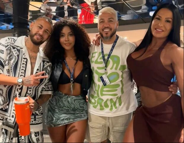 Neymar y las primeras imágenes del crucero por Brasil.
