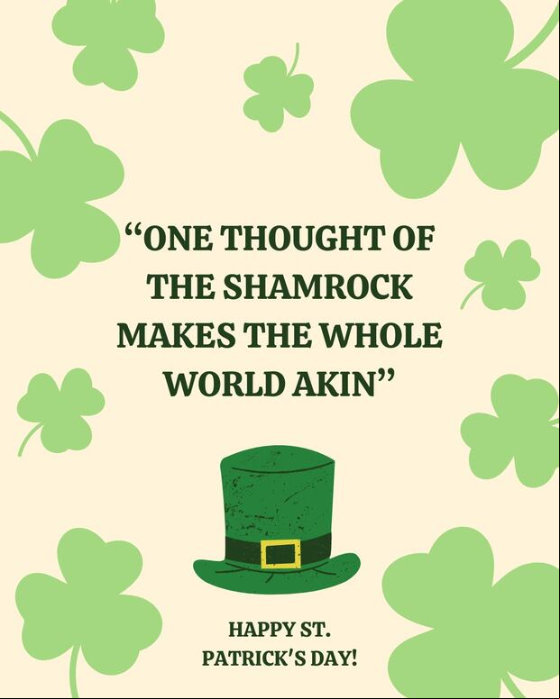 Congratulate your s for St. Patrick's Day with this fun image. (Photo: Composition Mix)