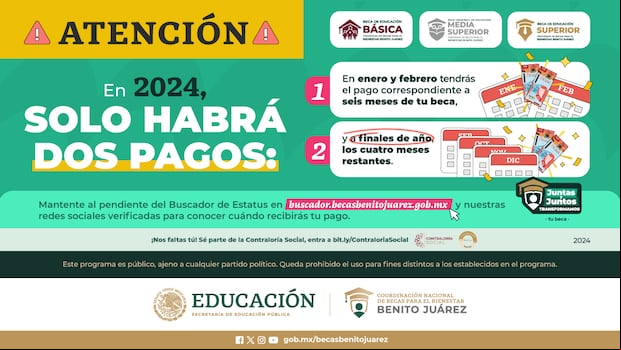 Pensión Bienestar, calendario (Foto: @BecasBenito)