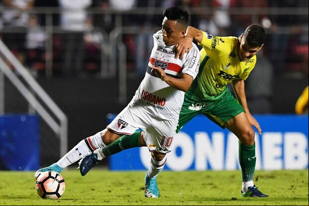 Christian Cueva jugó en Sao Paulo desde 2016 hasta 2018. (Foto: AFP)